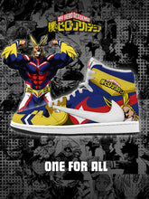 All Might V.1 Custom TS Hohe Sneakers